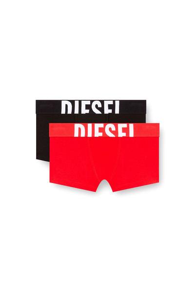  Diesel   2 Pack Of Boy Shorts With Cut Logo   Pants   Woman   Multicolor 