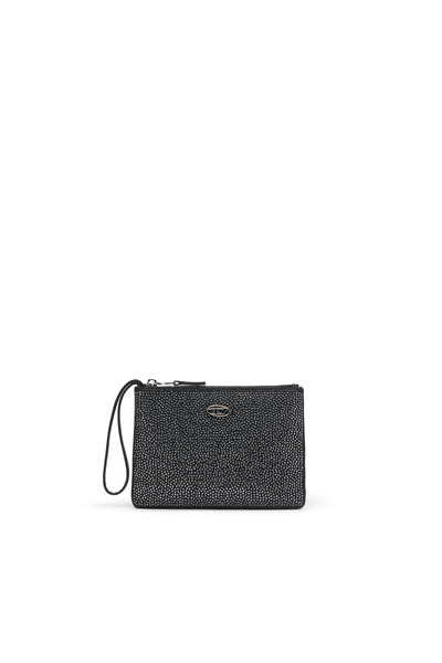  Diesel   Pouch In Crystal Lurex Fabric   Small Wallets   Woman   Multicolor 
