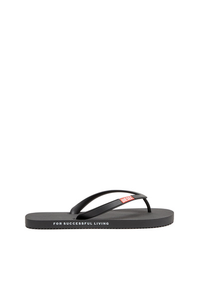  Diesel   Sa Rio Rubber Flip Flops   Slides   Man   Black 
