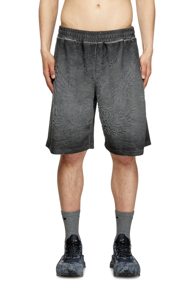  Diesel   Shorts With Phoenix Devoré   Shorts   Man   Grey 