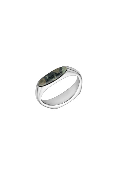 Diesel   Stainless Steel Signet Ring   Rings   Unisex   Silver 
