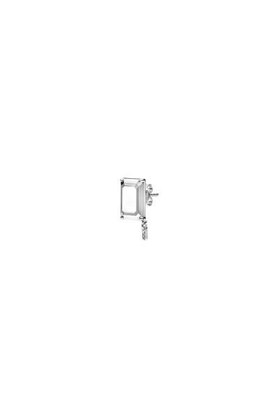  Diesel   Sterling Silver Stud Earring   Earrings   Unisex   Silver 