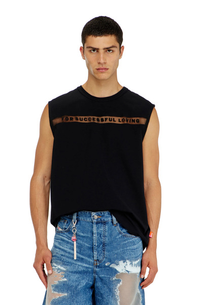  Diesel   Tank Top With For Successful Loving Logo   T Shirts   Unisex   Black 