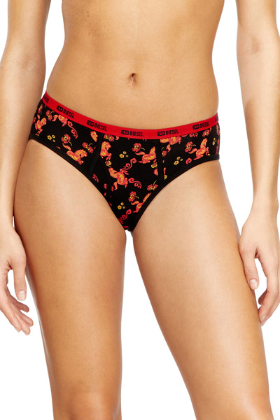  Diesel   Three Pack Briefs With Horse Pattern   Panties   Woman   Multicolor 