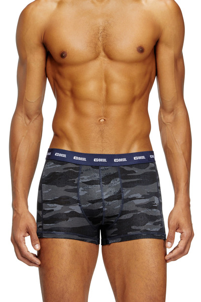  Diesel   Three Pack Of Boxer Briefs Plain And Camo   Trunks   Man   Multicolor 