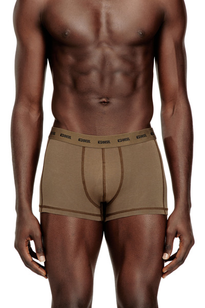  Diesel   Three Pack Of Boxer Briefs   Trunks   Man   Brown 