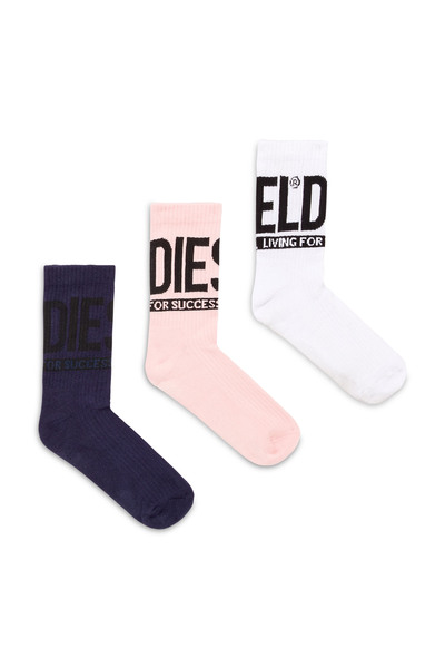  Diesel   Three Pack Socks With Diesel Logo   Socks   Man   Multicolor 