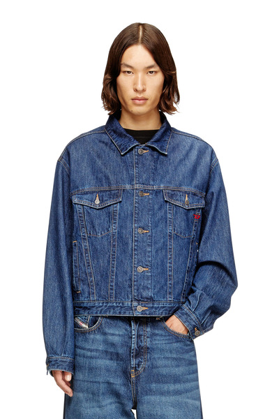  Diesel   Trucker Jacket In Denim   Denim Jackets   Man   Blue 