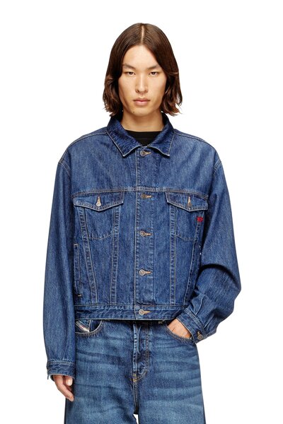  Diesel   Trucker Jacket In Denim   Denim Jackets   Unisex   Blue 