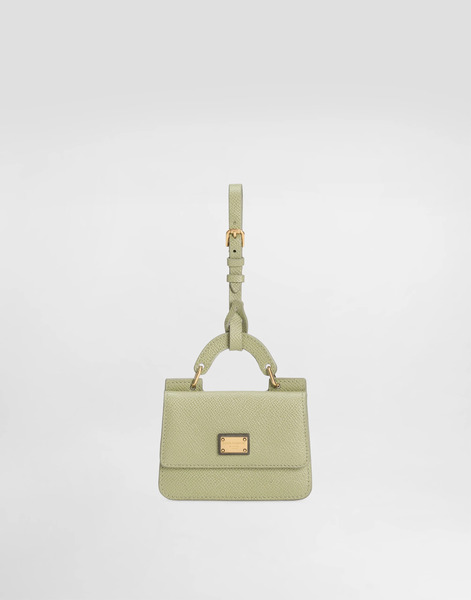  Dolce & Gabbana Dauphine Calfskin Card Holder - Woman Wallets And Small Leather Goods Green Leather Onesize 