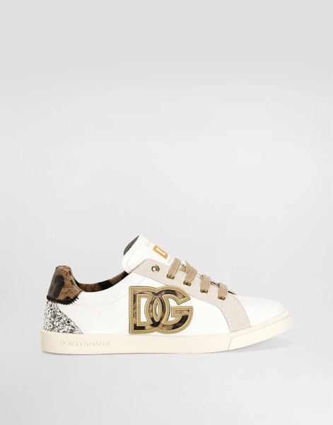  Dolce & Gabbana Dg Original Sneakers With Glitter And Embroidery - Woman Shoes (27-40) Multi-colored 29 