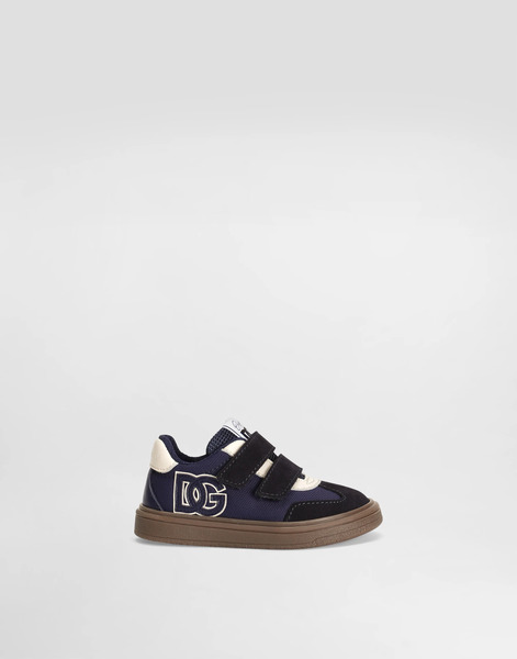  Dolce & Gabbana Leather And Nylon Dg Original Low-top Sneakers - Man Shoes For First Steps (19-26) Blue 20 