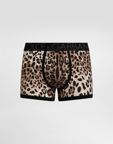  Dolce & Gabbana Leopard-print Two-way Stretch Cotton Boxers - Man Underwear And Loungewear Animal Print Cotton 7 