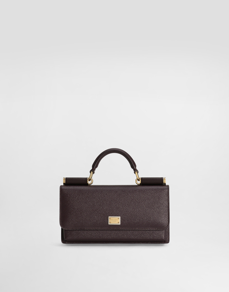  Dolce & Gabbana Mini Bag With Tag Featuring Two Metal Plating Finishes - Woman Clutches And Mini Bags Purple Leather Onesize 