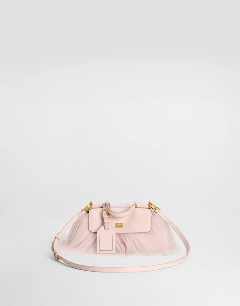  Dolce & Gabbana Mini My Sicily Handbag In Long-hair Goat Fur And Plongé Calfskin - Woman Handbags Multicolor Onesize 