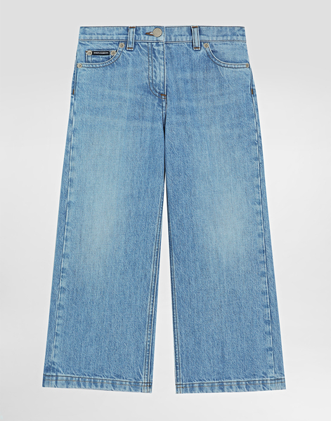  Dolce & Gabbana 5-pocket Denim Jeans With Branded Tag - Woman Trousers And Skirts Multi-colored 2 Years 