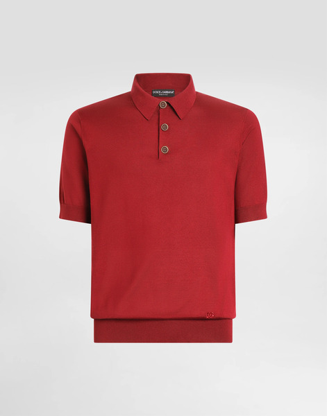  Dolce & Gabbana Polo M/c - Man Sweaters And Cardigans Burgundy 46 