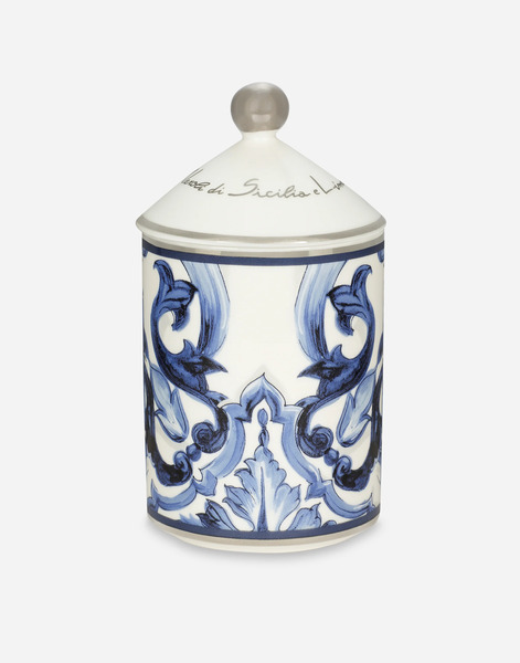 Dolce & Gabbana Porcelain Scented Candle – Sicilian Neroli And Lemon - Candles With Lid Multicolor Onesize 
