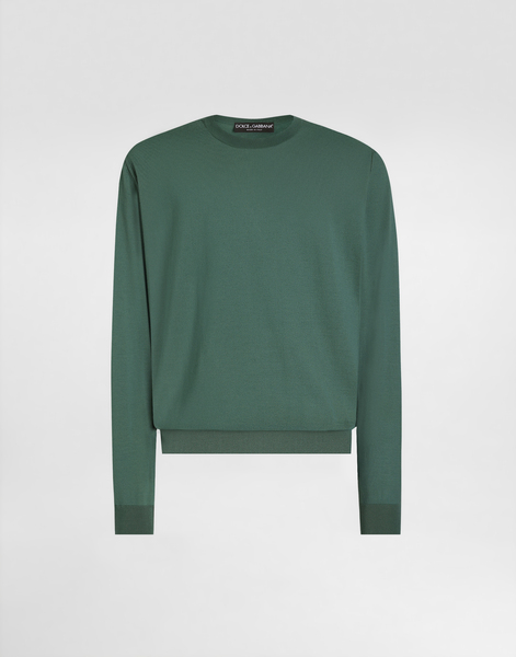  Dolce & Gabbana Pull Girocollo M/l - Man Sweaters And Cardigans Green 56 
