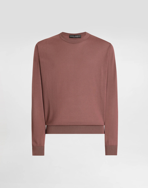  Dolce & Gabbana Pull Girocollo M/l - Man Sweaters And Cardigans Lilac 52 