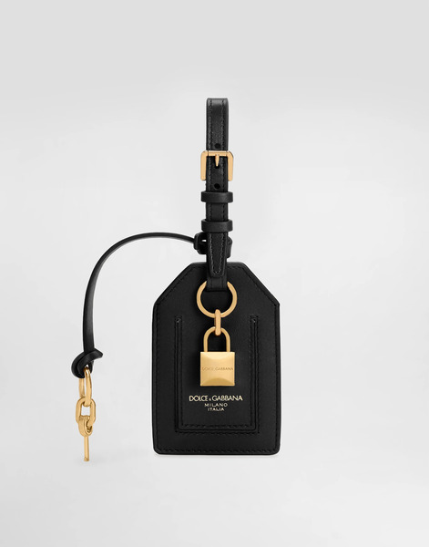  Dolce & Gabbana Sicily Keychain - Woman Black Onesize 