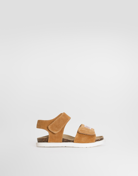 Dolce & Gabbana Split Leather Sandals With Embroidery - Man Shoes For First Steps (19-26) Multicolor 20 