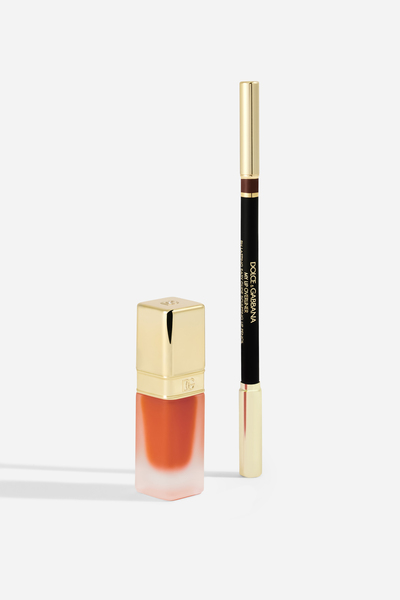  Dolce & Gabbana Summer Bundle Kit�2 Orange Squeeze E-co - Woman Exclusive Set Orange Squeeze: Light Neutral Toned Brown Liner & Orange Flavoured Lip Oil Onesize 
