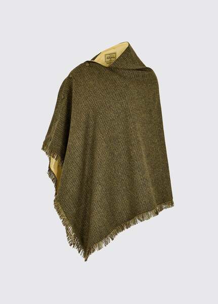  Dubarry Of Ireland Dubarry Hazelwood Tweed Poncho   Heath 