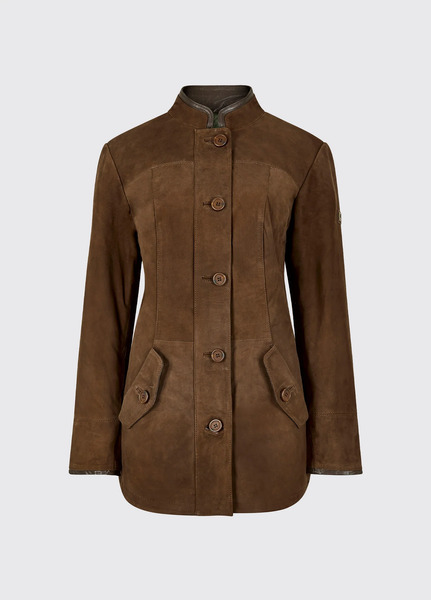  Dubarry Of Ireland Dubarry Joyce Leather Jacket   Walnut 