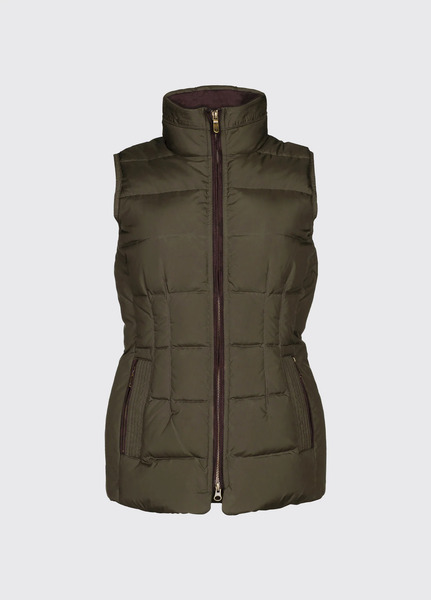  Dubarry Of Ireland Dubarry Spiddal Quilted Gilet   Olive 
