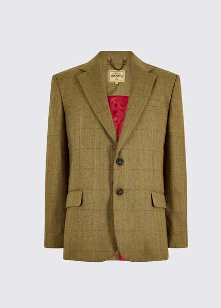  Dubarry Of Ireland Dubarry Whiteoak Men's Two Button Tweed Jacket   Elm 