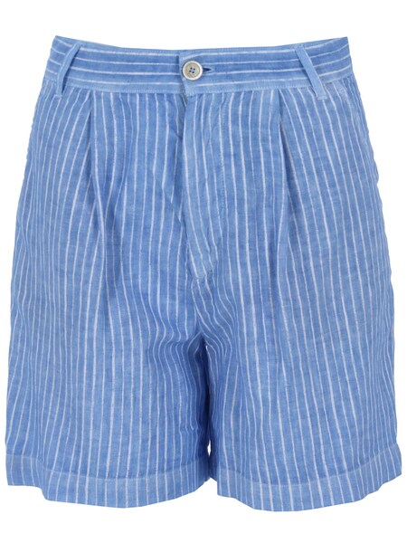  120% Lino 120% Lino Bermuda A Righe 