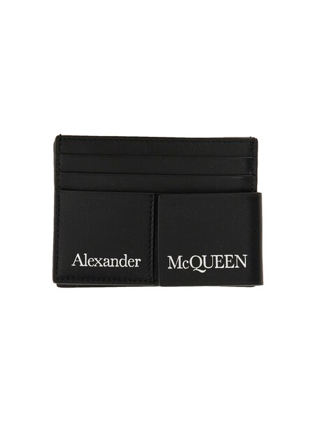  Alexander Mcqueen Alexander Mcqueen Card Holder With Logo 