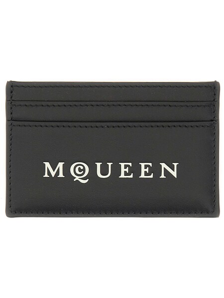  Alexander Mcqueen Alexander Mcqueen Card Holder With Logo 