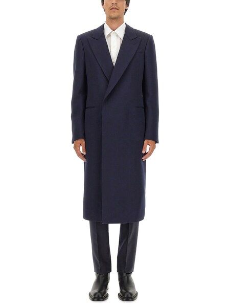  Alexander Mcqueen Alexander Mcqueen Double Breasted Coat 