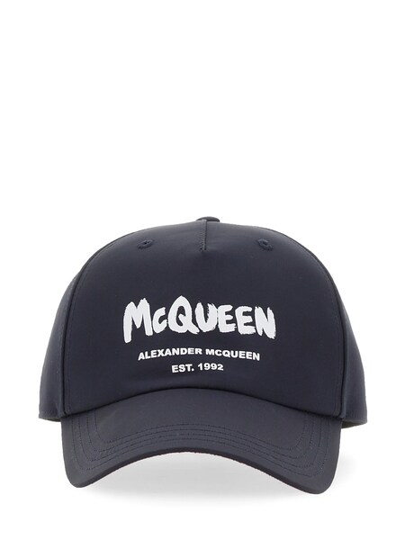  Alexander Mcqueen Alexander Mcqueen Graffiti Logo Hat 