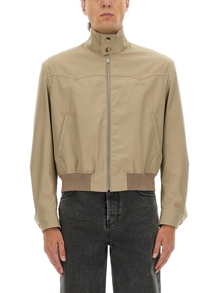  Alexander Mcqueen Alexander Mcqueen Harrington Cropped Jacket 