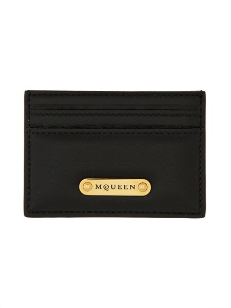  Alexander Mcqueen Alexander Mcqueen Leather Card Holder 