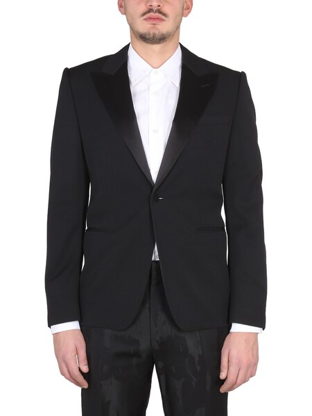  Alexander Mcqueen Alexander Mcqueen Single Breasted Suit Jacket 