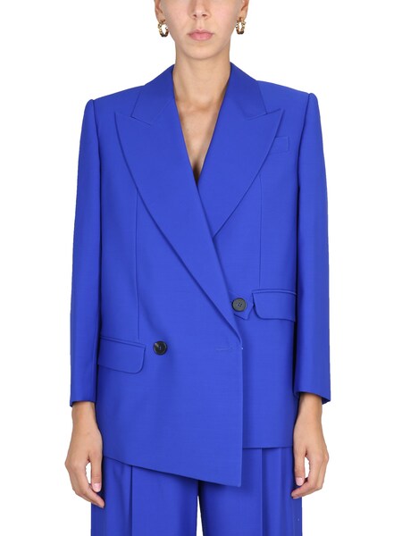  Alexander Mcqueen Alexander Mcqueen Structured Double Breasted Jacket 