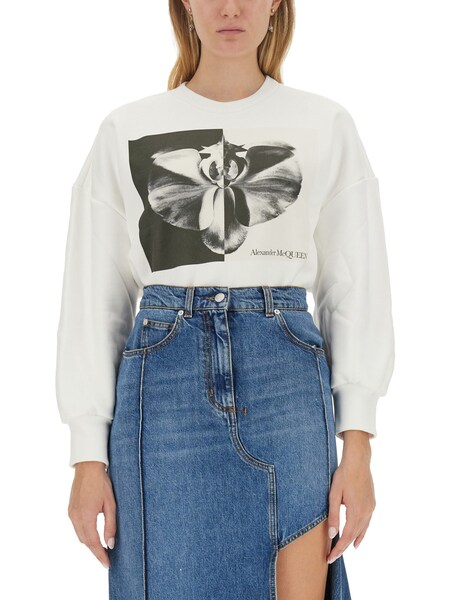  Alexander Mcqueen Alexander Mcqueen Sweatshirt With Logo 