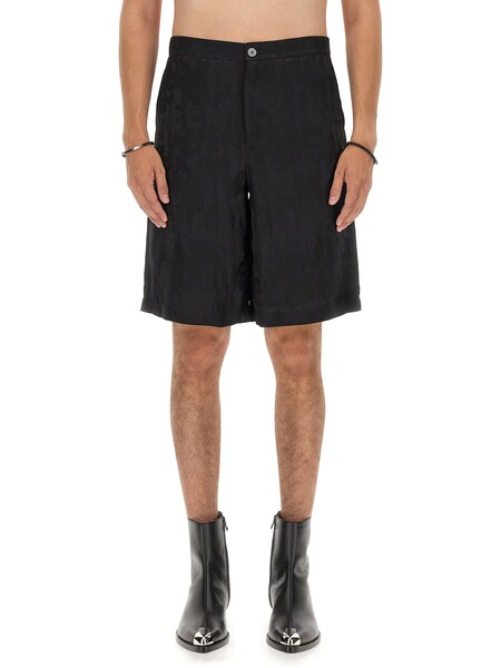  Alexander Mcqueen Alexander Mcqueen Viscose Bermuda Shorts 