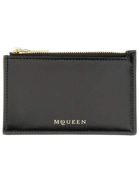  Alexander Mcqueen Alexander Mcqueen Zippered Card Holder 