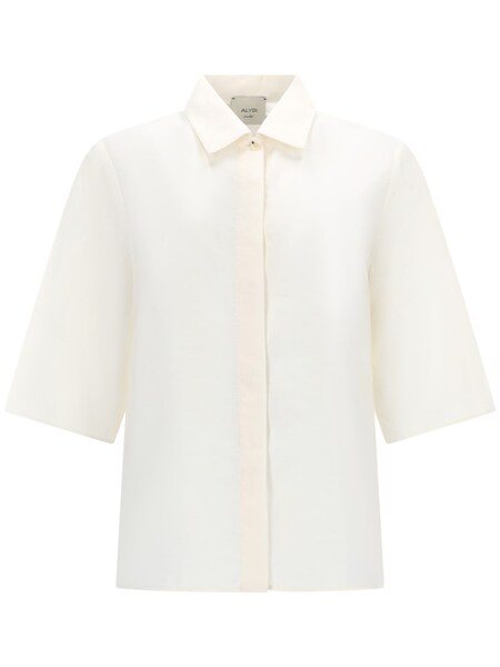  Alysi Alysi Silk Cropped Shirt 