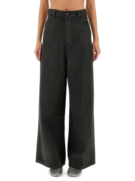  Alysi Alysi super Flare Denim Pants 