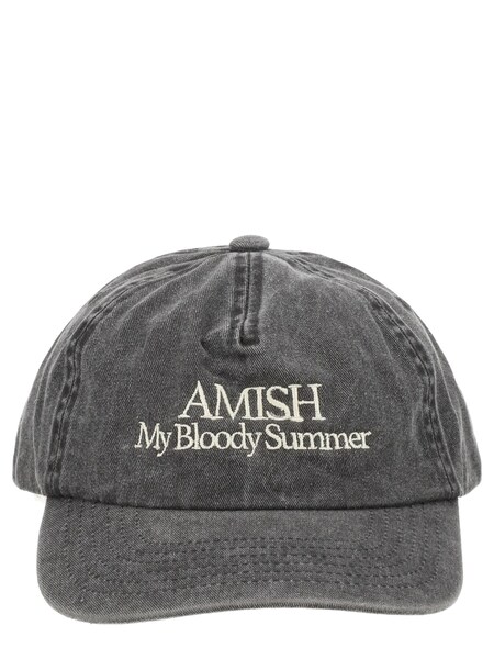  Amish Amish Baseball Cap With Embroidery 