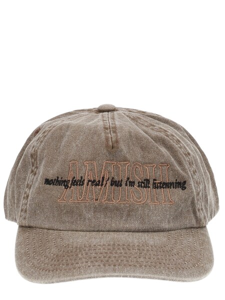  Amish Amish Baseball Cap With Embroidery 