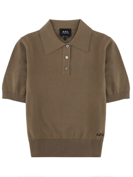  A.p.c. A. P.c. Polo With Logo 