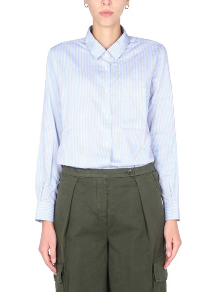  Aspesi Aspesi Striped Pattern Shirt 