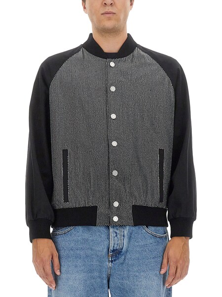  Balmain Balmain Bomber Jacket With Logo 
